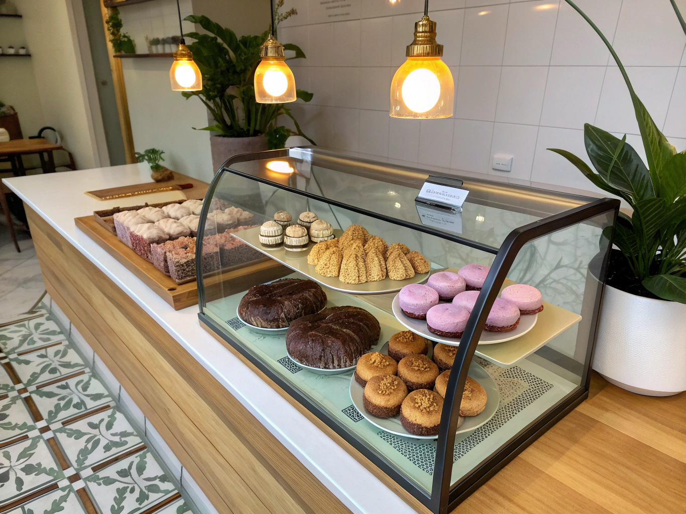 Glass refrigerated display case for drinks and deli products